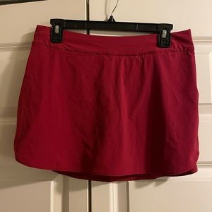 Outdoor Voices the exercise skort in red